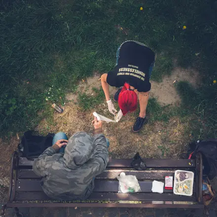 Walking from the streets to home during COVID-19 in Bratislava