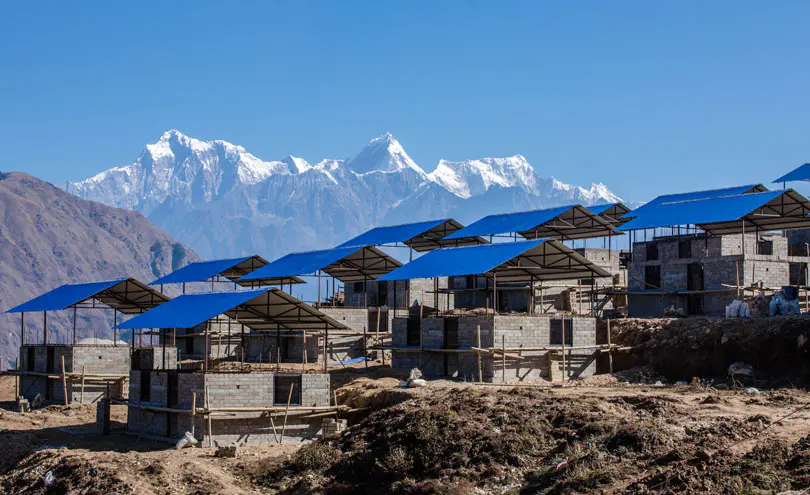 4 Interlocking Brick CSEB houses Nepal
