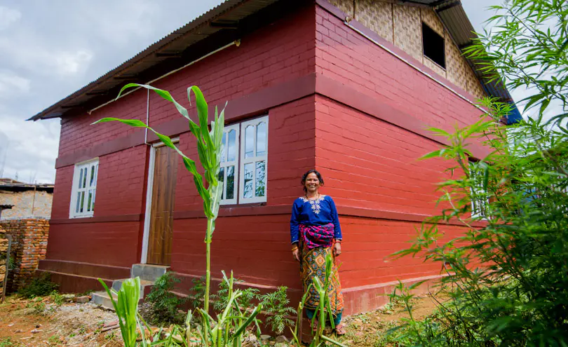 9 Interlocking Brick CSEB houses Nepal