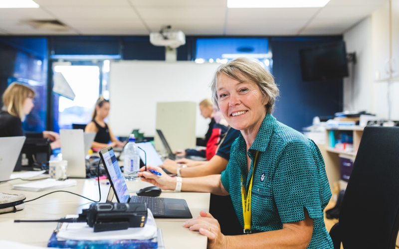 Australia Lady Working